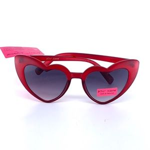 Betsey Johnson: Heart Shaped Sunglasses